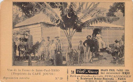 Nouvelle Calédonie - Vue De La Ferme De Saint Paul Thio - Café Jouve  - Animé - Carte Postale Ancienne - Nouvelle-Calédonie