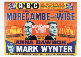 Morecambe & Wise Live At ABC Blackpool Poster Postcard - Otros & Sin Clasificación