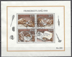 Norwegen Norway 1991. Mi. Block 15, Used O - Blokken & Velletjes