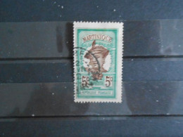 MARTINIQUE YT 64 MARTINIQUAISE 5c. Vert - Used Stamps