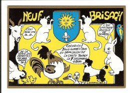 68 - NEUF BRISACH  ( Schangi Illustrateur )  Année 1986 - Neuf Brisach