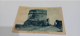 CARTOLINA ROMA- VIA APPIA E SEPOLCR9 A CECINA METELLA- VIAGGIATA 1928 CON ANNULLO PUBBLICITARIO - Autres Monuments, édifices