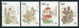 IRELAND1990 Irish Garden Flowers MNH / **.  Michel 729-732 - Ungebraucht