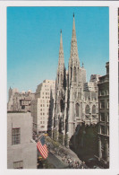 USA United States New York ST. PATRICK'S CATHEDRAL On 5th Avenue At 50th Street, View Vintage Photo Postcard RPPc /42355 - Other Monuments & Buildings