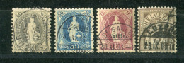 "SCHWEIZ" Kleines Lot Mit 4 Besseren Fruehen Werten Gestempelt (R1084) - Vrac (max 999 Timbres)