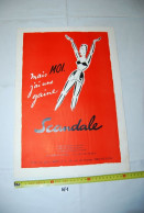 AF1 Affiche - Moi J'Ai Une Gaine - SCANDALE - Corsetière - Bruxelles - Posters