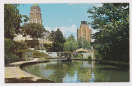 USA United States SAN ANTPNIO Texas, River, Buildings View, Vintage Photo Postcard RPPc AK (42378) - San Antonio