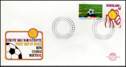 FDC - NVPH 132 - Tennis - Voetbal - FDC