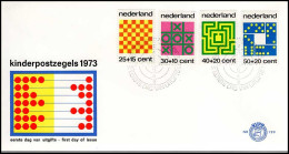 FDC - NVPH 129 - Kinderpostzegels 1973 - FDC