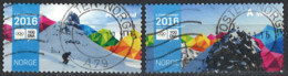 Norwegen Norway 2016. Mi.Nr. 1901-1902, Used O - Used Stamps