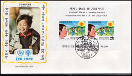 FDC - Year Of The Child / Jaar Van Het Kind / Timbres D'enfants -- Korea - Otros & Sin Clasificación