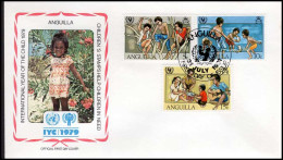 FDC - Year Of The Child / Jaar Van Het Kind / Timbres D'enfants -- Anguilla - Sonstige & Ohne Zuordnung