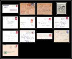107531 Lot De 10 Lettres Cover Bouches Du Rhone Carte Postale (postcard) Recommandé...Marseille Saint Loup - Collections