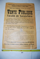 AF1 Affiche - Vente Publique Notaire - Tournai - Notaire Gérard - 1959 N°2 - Posters