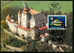 Mk Austria Maximum Card 1988 MiNr 1924 | Upper Austrian "Mühlviertel" Exhibition. Weinberg Castle #max-0014 - Cartoline Maximum