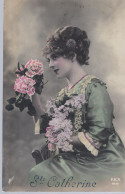Lady With Flowers / Dame Met Bloemen - Sainte Catherine - Women