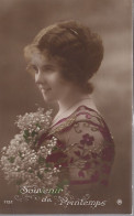 Lady With Flowers / Dame Met Bloemen - Souvenir De Printemps - Women