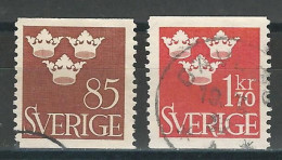 Schweden Mi 361-62 O - Used Stamps
