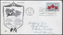 Canada - FDC - A Special Stamp Issued To Promote Unity In Canada - 1961-1970
