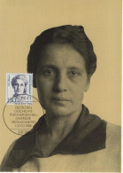 Germany Deutschland 1988 Maximum Card, Lise Meitner, Austrian-Swedish Physicist, Physics Physik, Canceled In Bonn - 1981-2000