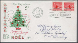 Canada - FDC - Christmas / Noël 1964 - 1961-1970