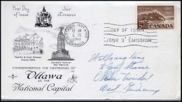 Canada - FDC - Commemorating The Centennial Of Ottawa As National Capital - 1961-1970