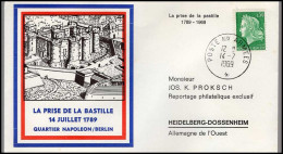 Cover - La Prise De La Bastille - 'Poste Aux Armées' - Storia Postale