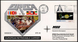 FDC - Euresa - European Retrievable Carrier - America Del Nord