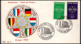 FDC - Europa CEPT 1959 - 1950-1959