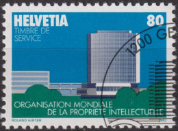 1982 CH / Dienstmarke OMPI ° Mi:CH-OMPI 2, Yt:CH S458, Zum:CH-OMPI 2, OMPI-Sitz In Genf - Dienstzegels