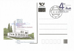 CDV 49 Czech Republic  Brno 2000 Stamp Exhibition Virgin Mary Church 1999 - Eglises Et Cathédrales
