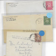 Haiti 3 Letters From The Late 40ths / Early 50ths From Cayes And Port Au Prince - Haití