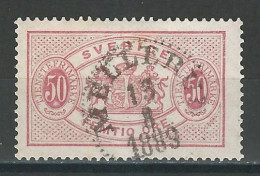 Schweden Mi D10Ba Perf.13 O - Dienstmarken