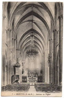 QUINTIN - Intérieur De L'Eglise - (15 JUILLET 1919) - - Quintin