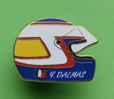 PIN'S Yannick DALMAS, Pilote Automobile,  Pin's Créé Par Arthus Bertrand. - Arthus Bertrand