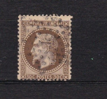 Un Timbre N° 30    Napoléon III   Lauré   30 C  Brun  Oblitéré - 1863-1870 Napoléon III Lauré