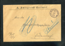 "WUERTTEMBERG" 1897, Dienstbrief Ex Amtsgericht Gaildorf (R1093) - Covers & Documents