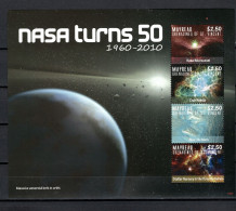 St. Vincent - Grenadines Mayreau 2010 Space, NASA 50th Anniversary Sheetlet MNH - Amérique Du Nord