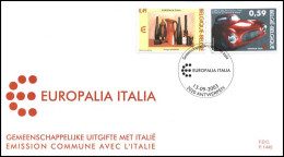 3205/06 - FDC - Gemeenschap. Uitgifte Met Italië #1 P1445 - 2001-2010