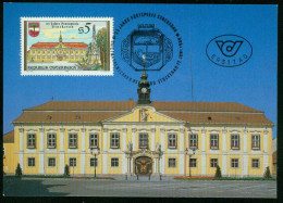 Mk Austria Maximum Card 1988 MiNr 1927 | 25th Anniv Of Stockerau Festival. Town Hall #max-0017 - Cartoline Maximum