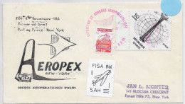 Haiti Letter 1966 Aeropex Exposition With Direct Flight To New York - Haïti