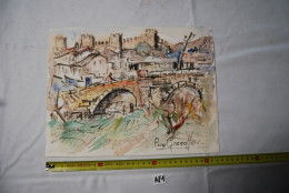 AF1 Aquarelle - Pont De Pedra - Montblanc - Tarragona BB - Watercolours