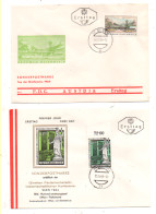 Österreich 1964 MiNr.: 1152, 1176 2 Briefe Ersttag; Austria FDC Scott:726, B314 YT: 989, 1013 Sg: 1417, 1440 - FDC