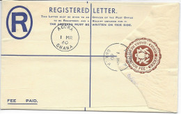 Ghana FDC Stationary 1960 First Day Cancel - Ghana (1957-...)