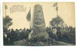 CPA ILE D'YEU - Port Joinville - Monument élevé Aux Héros Du Bateau De Sauvetage Place De Norvège Jour De L'Inauguration - Ile D'Yeu