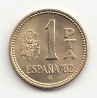 Spain Spanien 1 Peseta 1980 (80) Aluminium Bronze 3 G 21 Mm KM 816 - 1 Peseta
