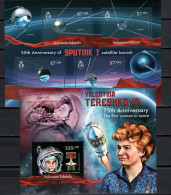 Solomon Islands 2013 Space, Sputnik 55th Anniversary, Tereshkova Sheetlet + S/s MNH - Ozeanien