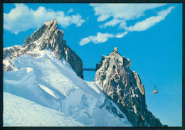 Francia Chamonix L'Aiguille Du Midi Teleferica Foto FG Cartolina MZ4680 - Forli