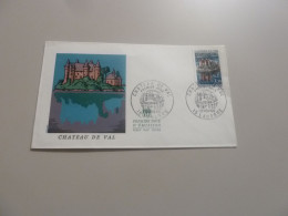 Lanobre - Château De Val - Bort-les-Orgues - 2f.30 - Yt 1506 - Enveloppe Philatélique Premier Jour - Année 1966 - - Oblitérés