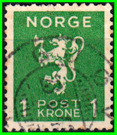 NORUEGA - NORWEY ( EUROPA ) SELLO AÑO 1935 - Usados